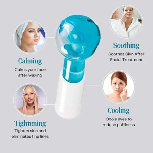 Magic Globes Cooling Globes For The Face & Eyes - 1 Pair - Blue - Image 2