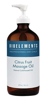 BIOELEMENTS® Citrus Fruit Massage Oil, 16 Oz.