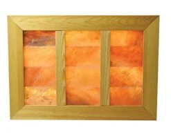 Saltability Himalayan Salt Panel In Cedar Frame With Salt Bricks