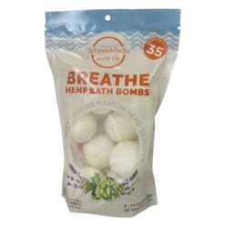 WholeMade® Hemp Bath Bombs - CBD Bath Bombs - 8 Per Bag
