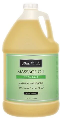 Bon Vital'® Naturalé Massage Oil - All Natural With Jojoba