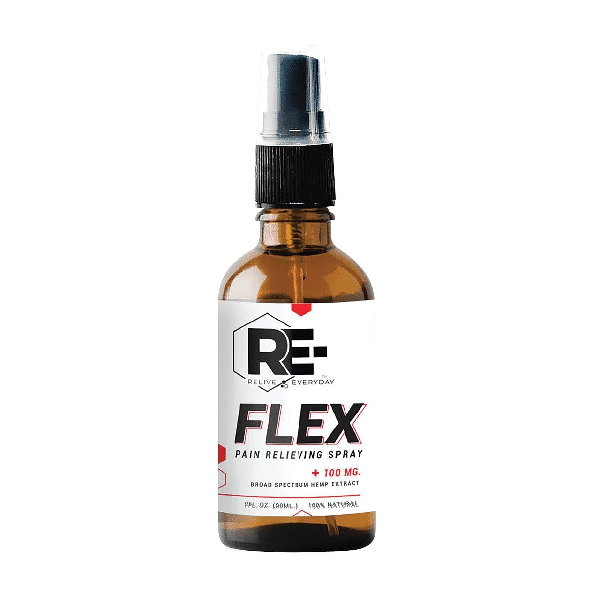 Relive Everyday RE-FLEX Hemp Extract CBD Spray 1 Oz