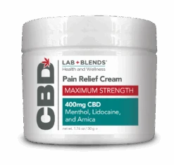 Lab+Blends™ 400mg CBD Pain Relief Max Strength Cream - 1.76 Oz By BIOTONE®
