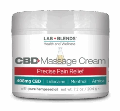 Lab+Blends™ 408mg CBD Massage Cream - 7.2 Oz By BIOTONE®