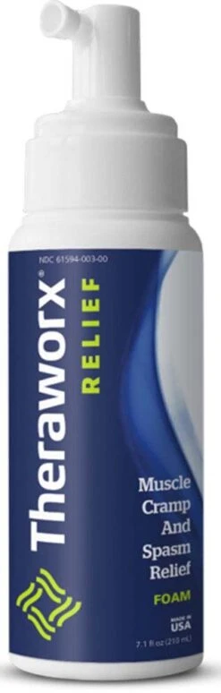 Theraworx® Relief Muscle Cramps & Spasms Relief Foam & Spray
