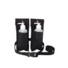 Double Massage Holster For Lotion/Oil Bottles - Black