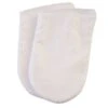 Insulated Terry Velour Mitts - White, 1 Pair