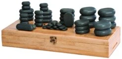 Custom Craftworks™ Hot Stone Set With Cool Stones 45 Piece