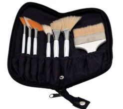 Synthetic Body Brush Set, 7 Brushes