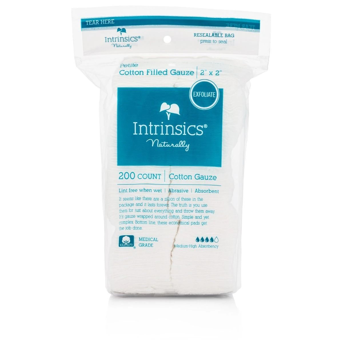 Intrinsics 2 X 2 Cotton-Filled Gauze, 5,000 Count