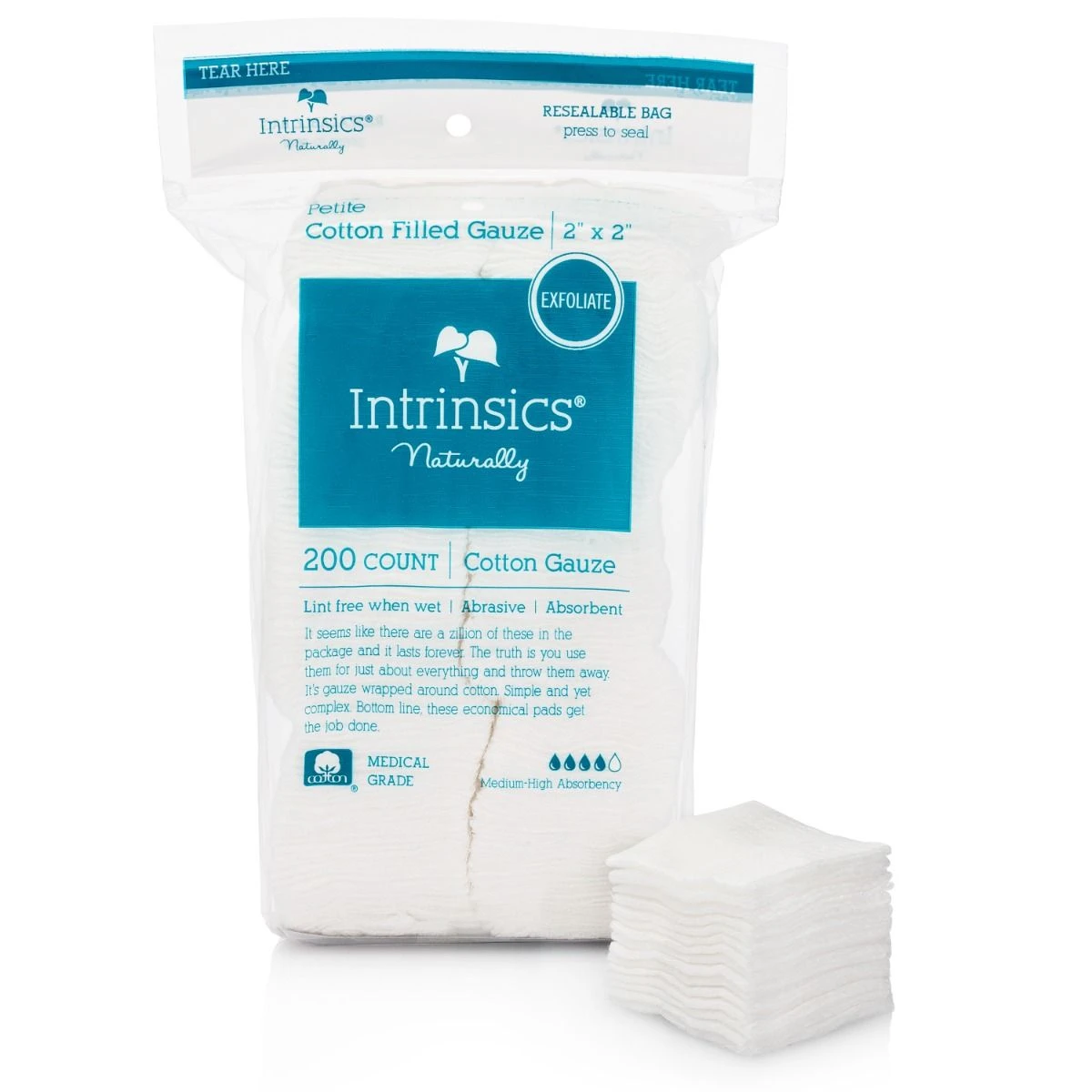 Intrinsics 2 X 2 Cotton-Filled Gauze, 5,000 Count - Image 2